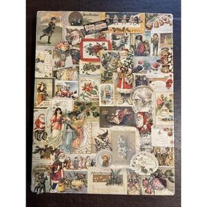Christmas‎ Reverie Old Cards Vintage Springbok 500 Piece Puzzle - Assembled
